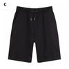 Mid-Rise Elastic Waistband Drawstring Pockets Men Shorts Outdoor Fitness Ice Silk Short Pants