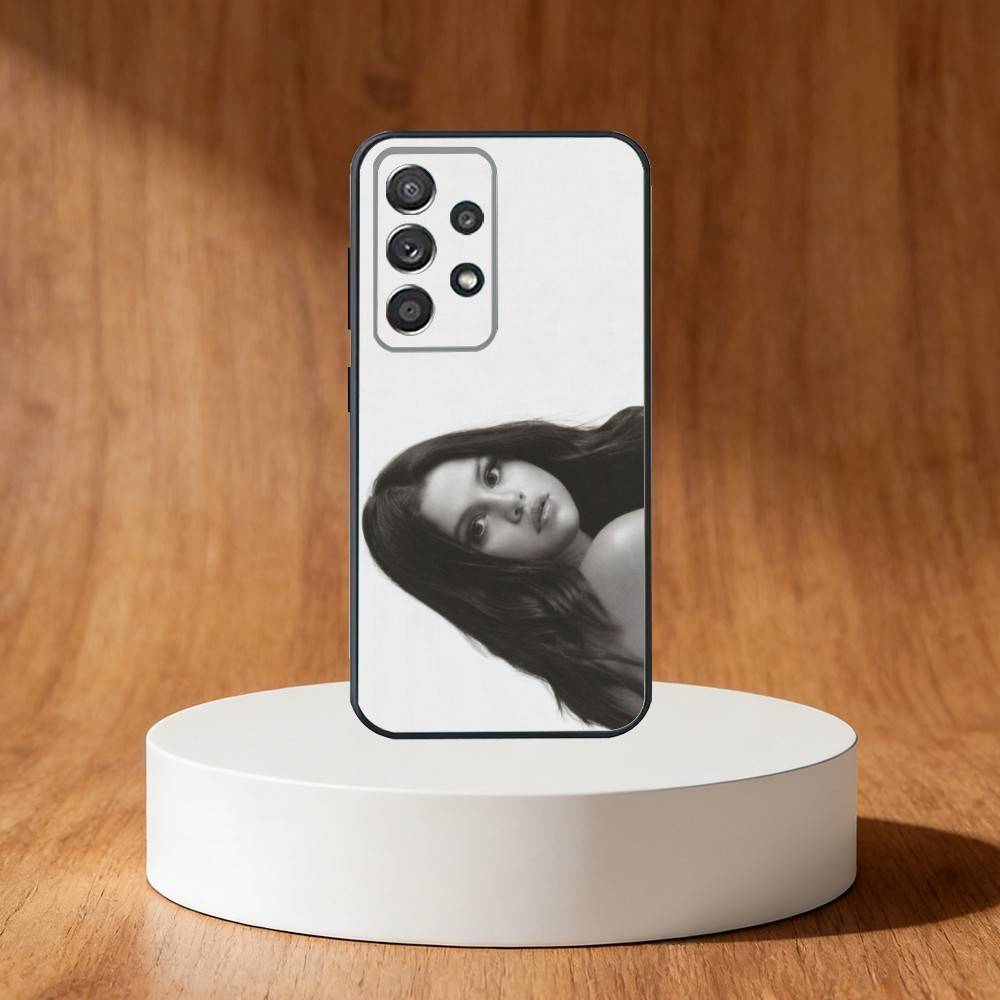 Singer S-Selena Gomez Phone Case For Samsung S25,S24,S21,S22,S23,S30,Ultra,S20,Plus,Fe,Note,10,9,5G Black Cover