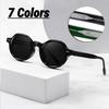 2026 Fashion Oval Sunglasses Outdoor Sports UV400 Sun Protection Glasses Men's Retro High-Quality Acrylic CP-Plugged Goggles
