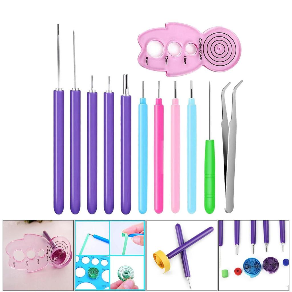 Iron Slotted Paper Quilling Tools, Durable and Rust Proof, Supplies for Beginner