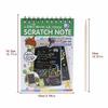 STONEGO Buntes Graffiti-Buch Kreatives Farb-DIY Spiralblock Kratzbild Malbuch Kinder Kratzbildbuch