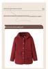 Mom's Fashionable Winter Hooded Fleece Lined Cotton Jacket for Middle-Aged & Elderly Women