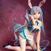 24 CM Anime 1/4 Scale Native BINDing Chris Aqua Blue Bunny Girl PVC Action Figure Statue Adults Collection Model Doll Decorative Gift