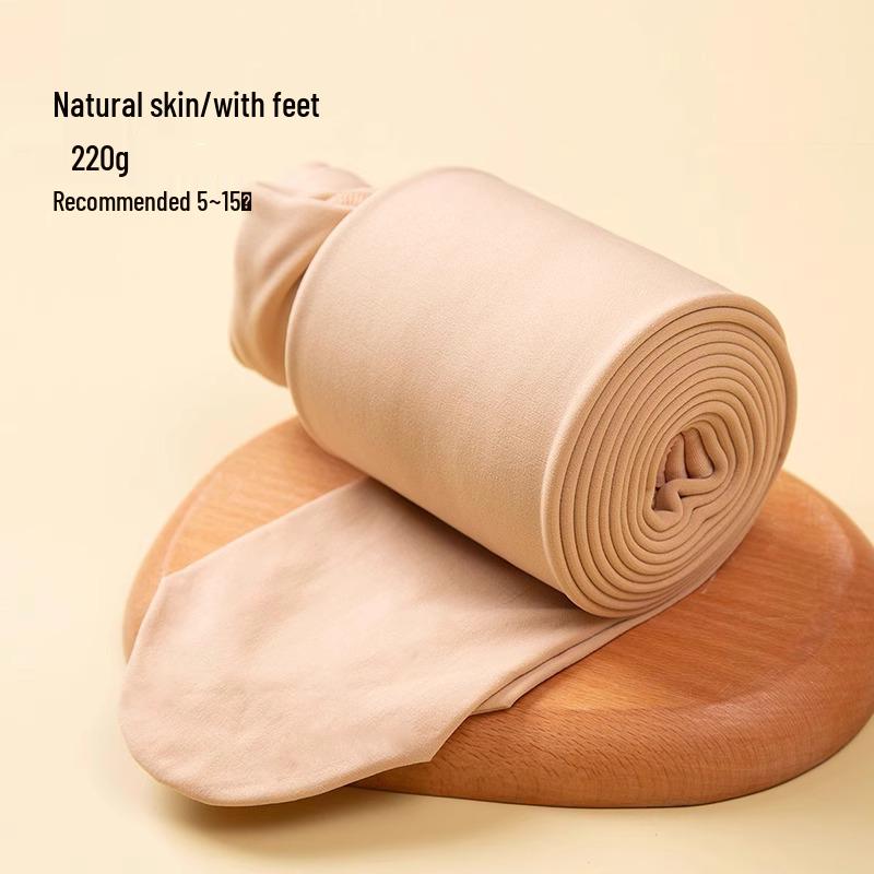 Women's Velvet Thick Base Layer Pants: Perfect for Spring & Autumn, Petite & Plus Sizes, Slimming, Foot-Covering, Wear Outside, Cotton, and Versatile.
