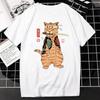 Kawaii Catana Tshirt Harajuku Cartoon Cat Print Top Women Men Casual Comfortable Tee Oversized Tshirt Roupas Masculinas