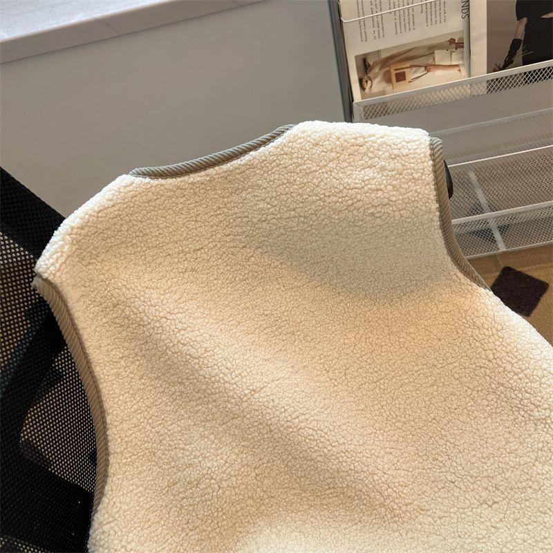 Vest for Women Padded Winter Sleeveless Tops Vest Oversize Thickened Warm Simple Casual Vest