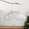 Snowflake Christmas Crystal Pendants Acrylic Hanging Ornaments Christmas Tree Ornaments  Christmas