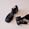 Women's Sandals 2026 Summer New Fashion Weave Vintage Breathable Roman Shoes Lightweight Comfortable Buckle Strap Casual Shoes