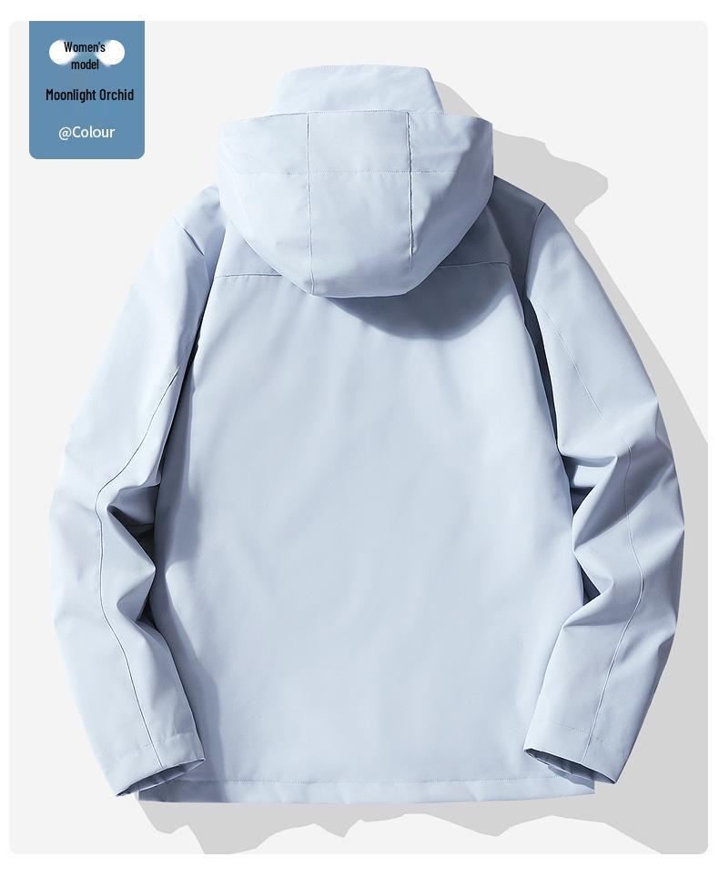 2024 Autumn Mountain System Outdoor Windbreaker: Couple's 3-in-1 Waterproof Jacket for Travel & Hiking