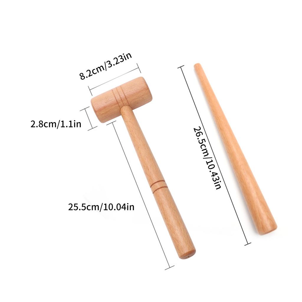 Wood Jewelry Hammer Jewelry Repair Hammer Rings Making Tool Rings Adjuster Repair Tool Jewelry Crafting Tool for Jewelry