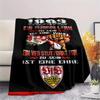 1pz Coperta di Flanella Personalizzata con Nome e Motivo VfB Stuttgart Adatta a Tutte le Stagioni per Arredamento Casa Calore e Comfort Regali Regalo Festivo_xia