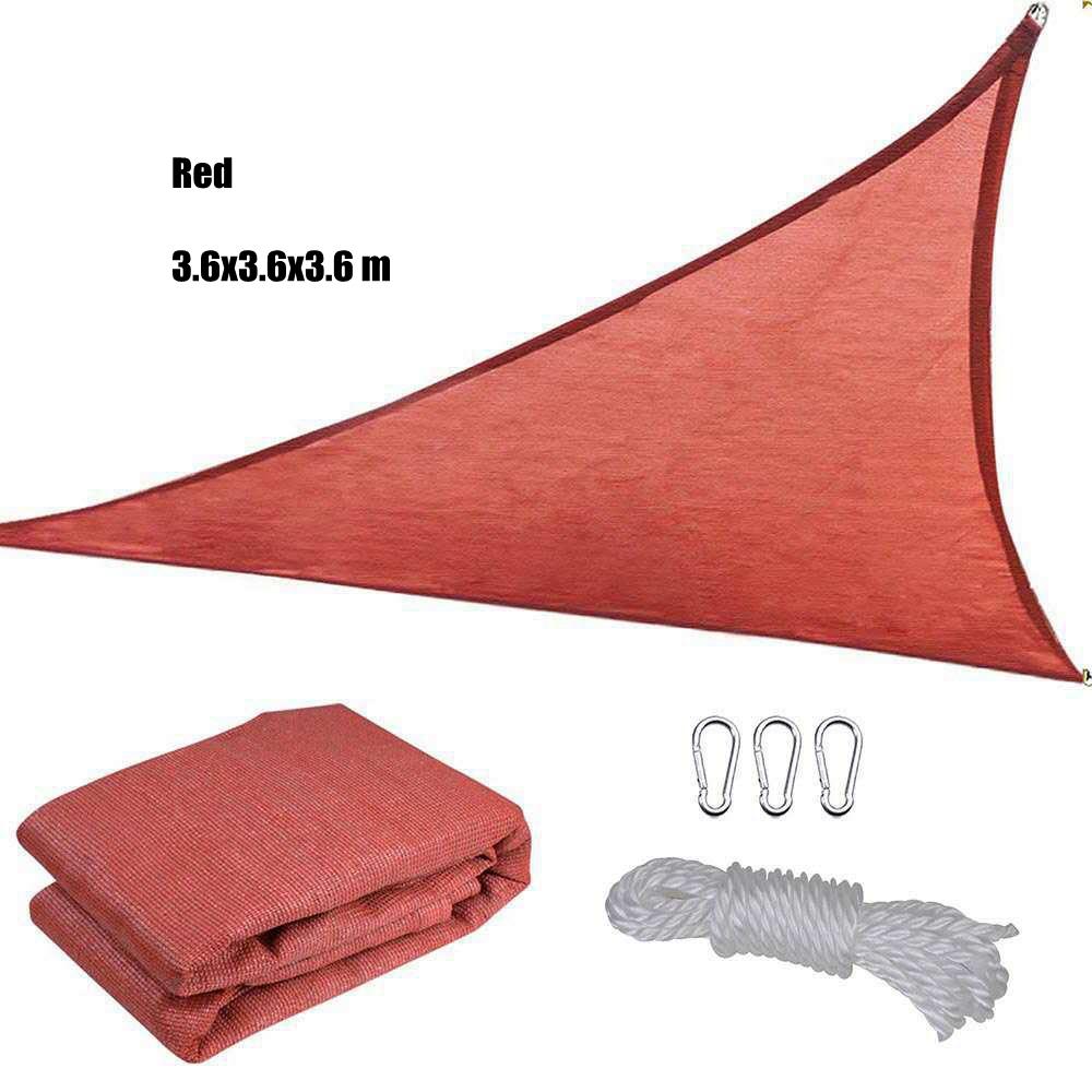

Anti-UV HDPE Triangular Sunshade Net Outdoor Canopy Garden Patio Pool Shade Sail Awning Plant Cover Shading Cloth Windproof