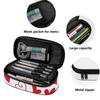 Pen Case Roomy Interior Easy Open Zipper 300D Polyester with Mesh Divider Pen Holders and Spacious Main Compartment for Boys Girls
