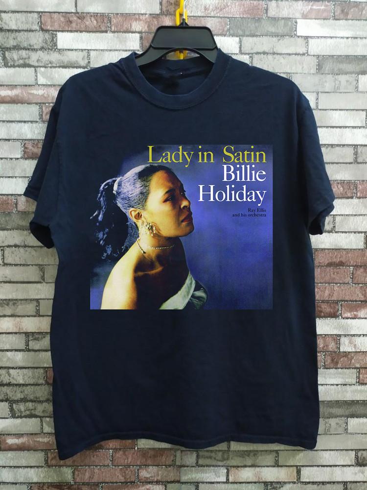 

Billie Holiday Lady In Satin Album Full Size S-5XL SS818 Unisex T-Shirt S