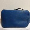 Used LOUIS VUITTON Epi Noe Blue Shoulder Bag