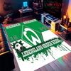 Poster Werder Bremen Tappeto per Soggiorno Camera da Letto Casa Decorazione Divano, Tappetino Antiscivolo per Giochi Bambini