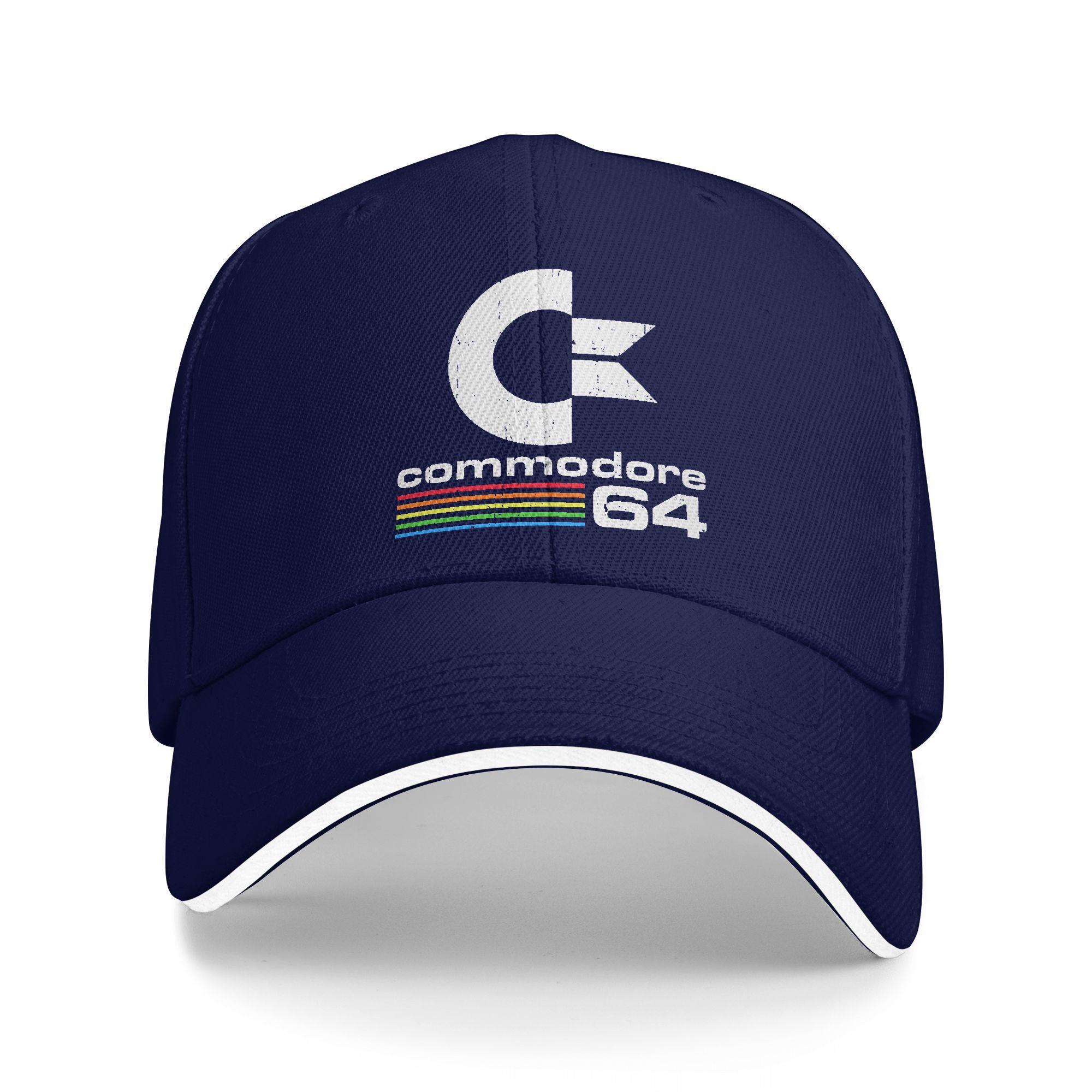 

New Arrival Baseball Caps Vintage Commodore 64 Logo Wear For Unisex Women Golf Cap Classic Retro Amiga C64 Snapback Cap Adjustable Adjustable