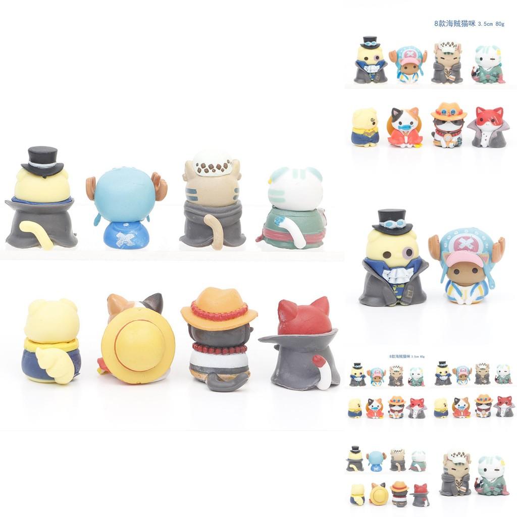 Adorable One Piece Cat Figure Luffy Collectible Model Pvc Toy For Anime Lovers