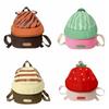 Strawberry Children Backpack Fruit Students School Bag Storage Bag Cartoon Daypack  Girls