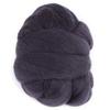 55g Colored Needle Felting Wool Roving Spinning Sewing Trimming Handiwork Material (Dark Gray)