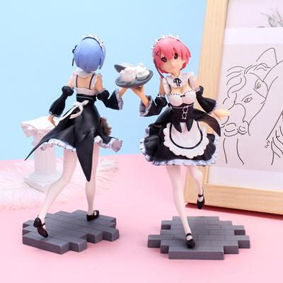 Anime Re Life In A Different World from Zero Maid Rem Ram PVC Model Figure Hračky