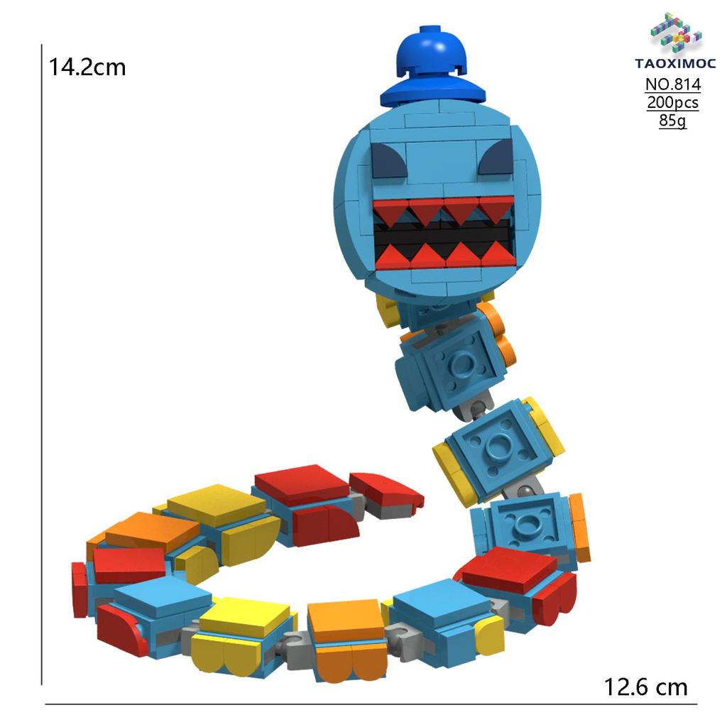 Poppy3 Smiling Critters: Sleepy Cat Building Blocks