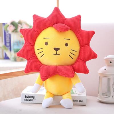1 stück 25 /30 /50cm Kawaii Sonnenblumen Löwe Plüschtiere Niedliche Tierpuppe Weiches Cartoon Kissen Heimdekoration Weihnachtsgeschenk