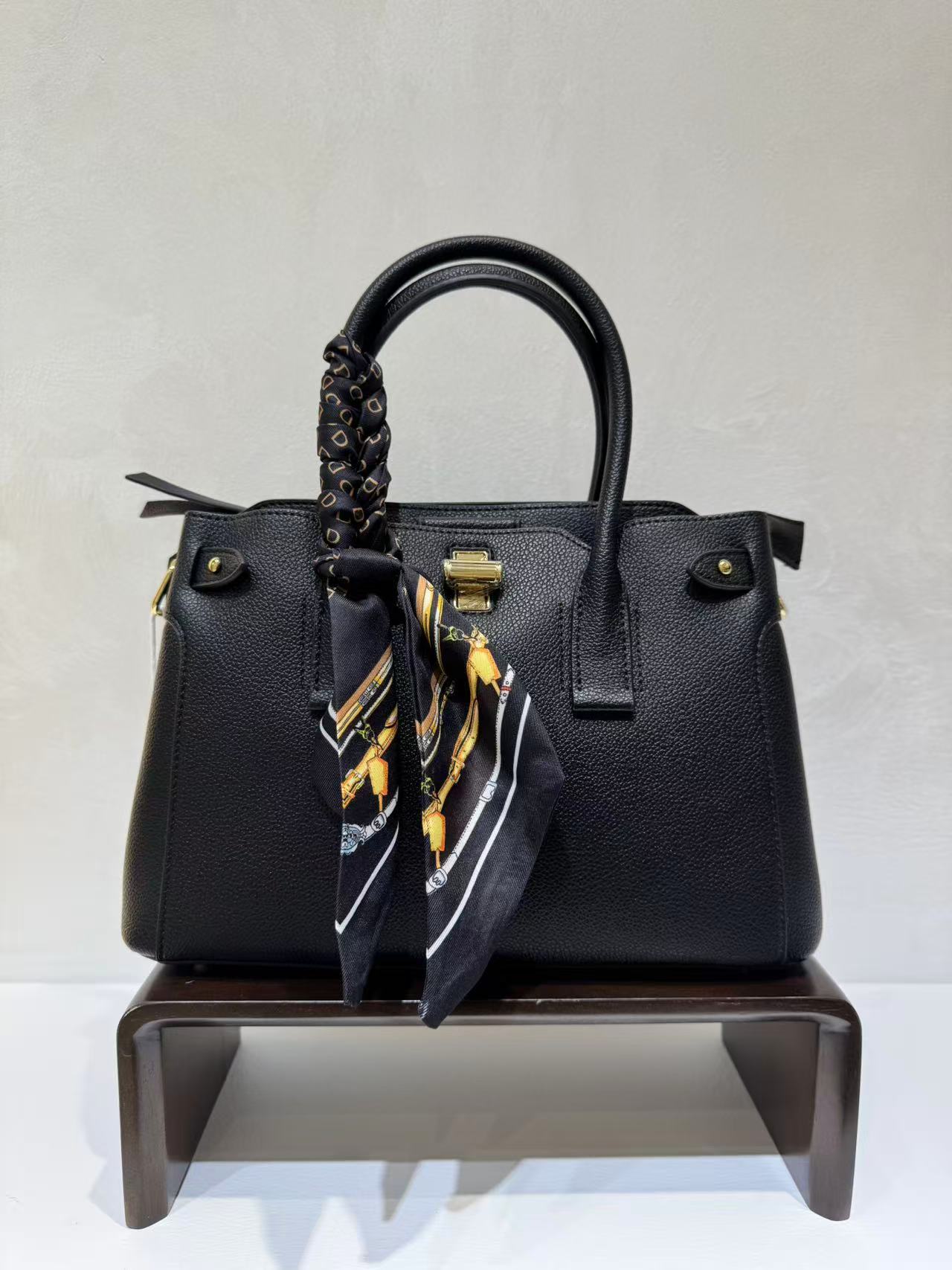 

New Handbag, Light Luxury, High-end, Stylish Platinum Bag, Free Mom Bag, Shoulder Bag, Crossbody Bag чёрный