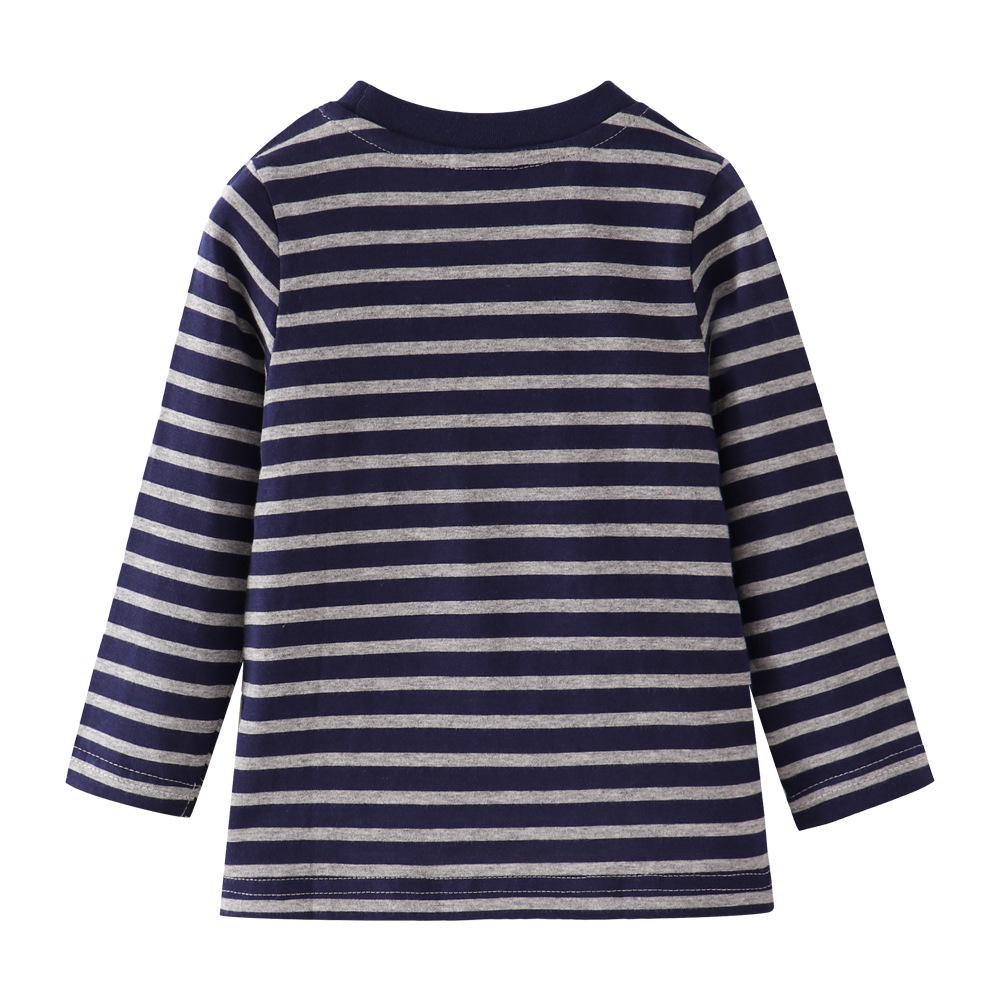 Boys' Autumn Cotton Long-Sleeve T-shirt - Thin, Warm Base Layer