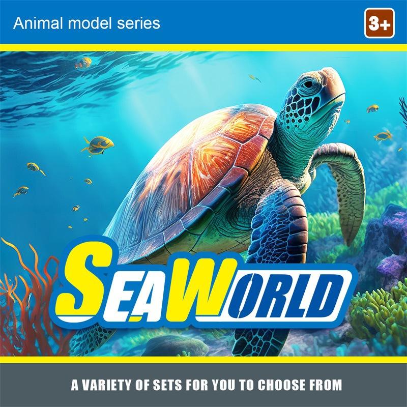 Supply Simulation Marine Fish Prehistoric Animals Deep Sea Creatures Coral Sea Turtles Canned Models Static Ornaments