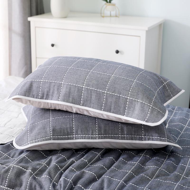 Six-Layer Breathable Gauze Pillowcase - Comfortable for Children & Adults