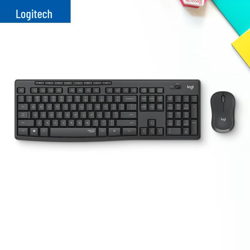 

Logitech MK295 Silent Wireless Keyboard and Mouse Combo