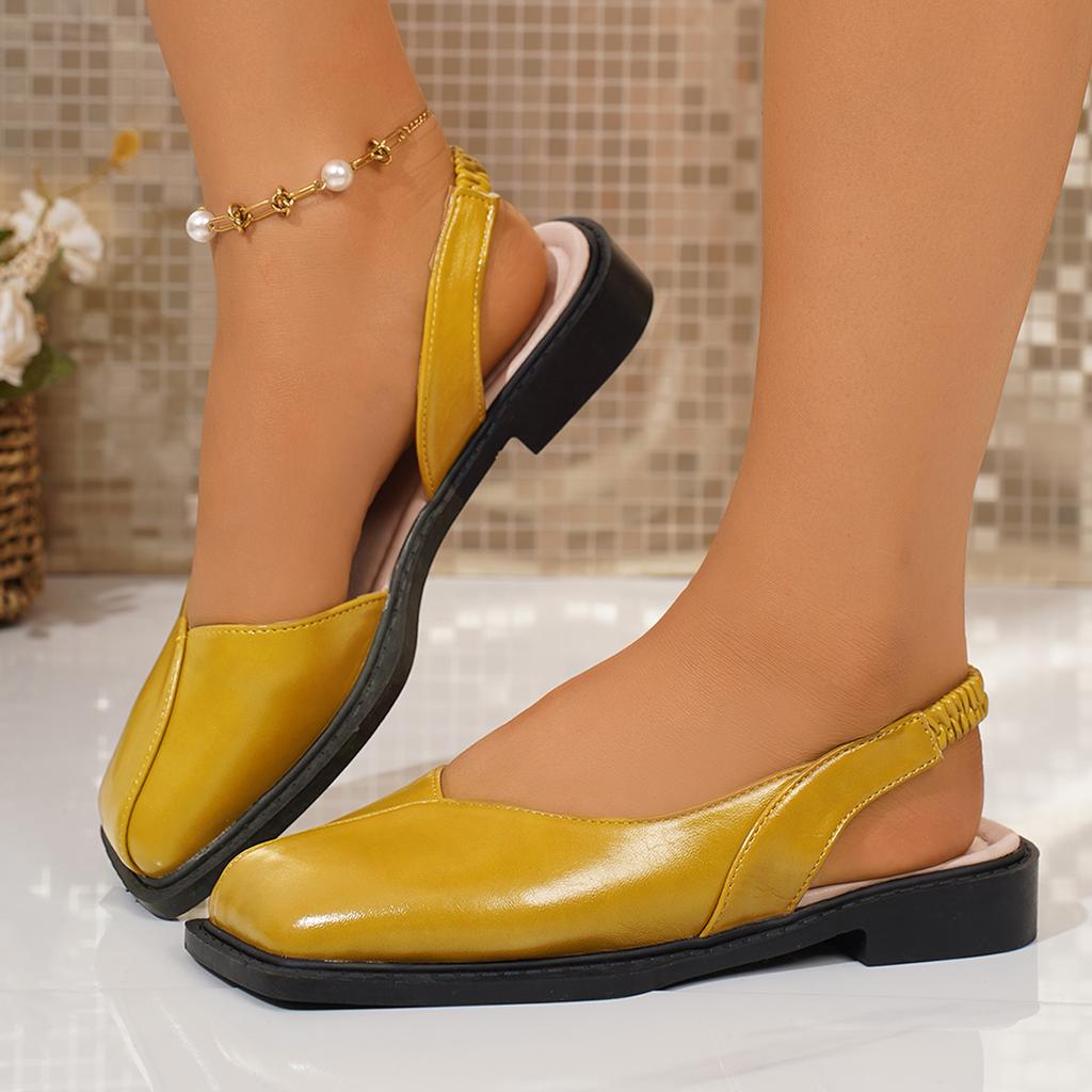Fashion Women Sandals Elegant Summer Low Heels Sandals Slip On Summer Shoes for Women Trend Lightweight Outdoor Sandals Zapatos De Mujer