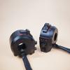 2Pcs 7/8""22mm Motorcycle Motorbike ATV Handlebar Left & Right Side Control Switch High/Low Beam Light Turn Signal Horn Switches