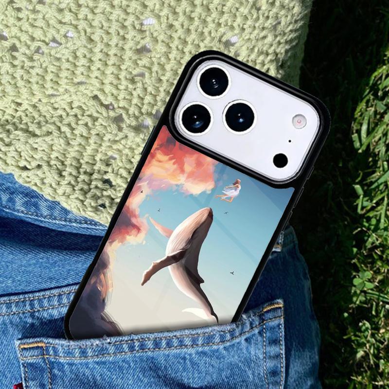 Killer Whale Orca Phone Case For iPhone 17 AIR 16 Pro Max 15 14 Pro 11 12 13 Shockproof Silicone Cover