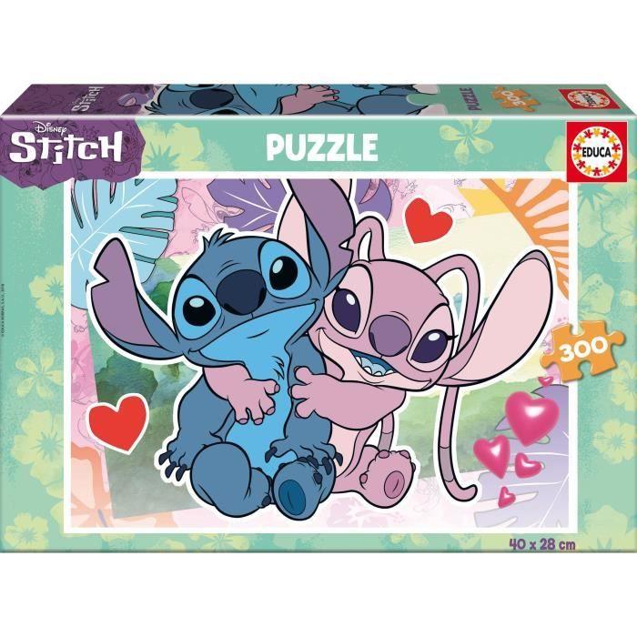 Stitch 300-piece Puzzle, 40 X 28 Cm, Recommended for Ages 6, Disney, 19964, Educa