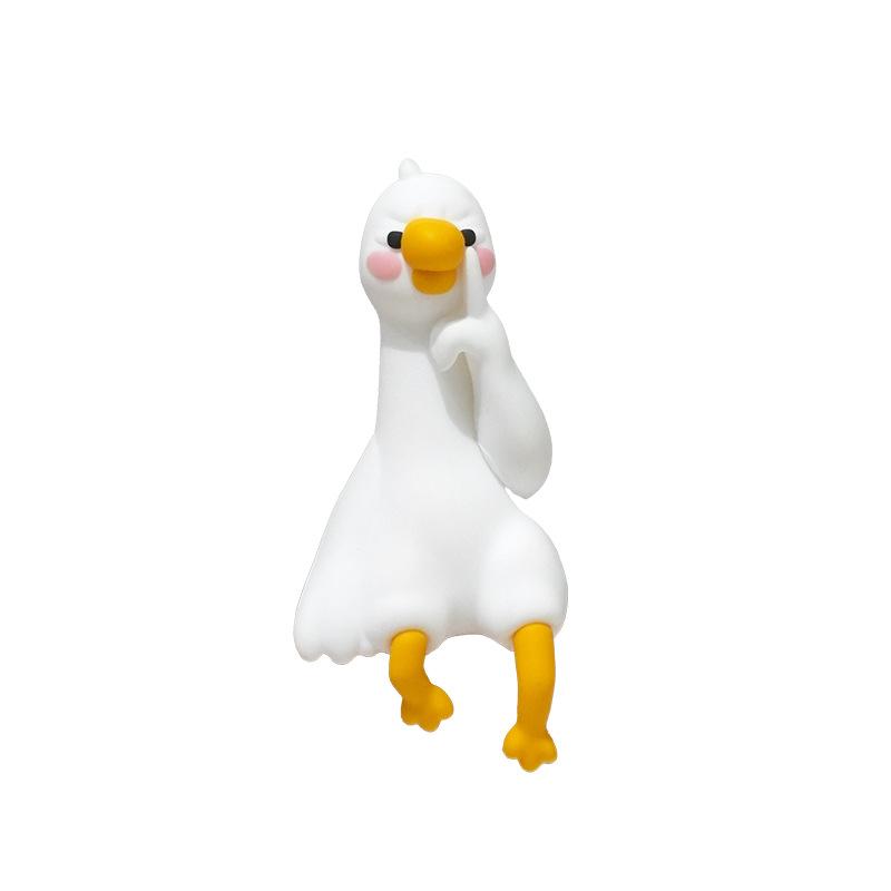 Gaga's Daily Adorable Little Duck Screen Stand Animal Car Figurine Vehicle Interior Car Interior Center Console Decoration