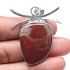 Pendant Designer Jasper Gemstone Valentine'Day Ethnic Silver Jewelry 2.25"