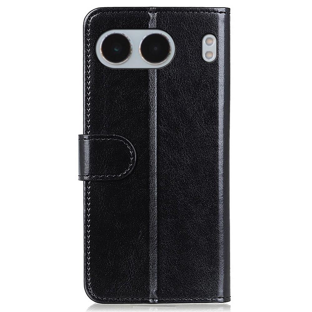 For OnePlus Nord 4 Case Crazy Horse Texture PU Leather Phone Stand Cover