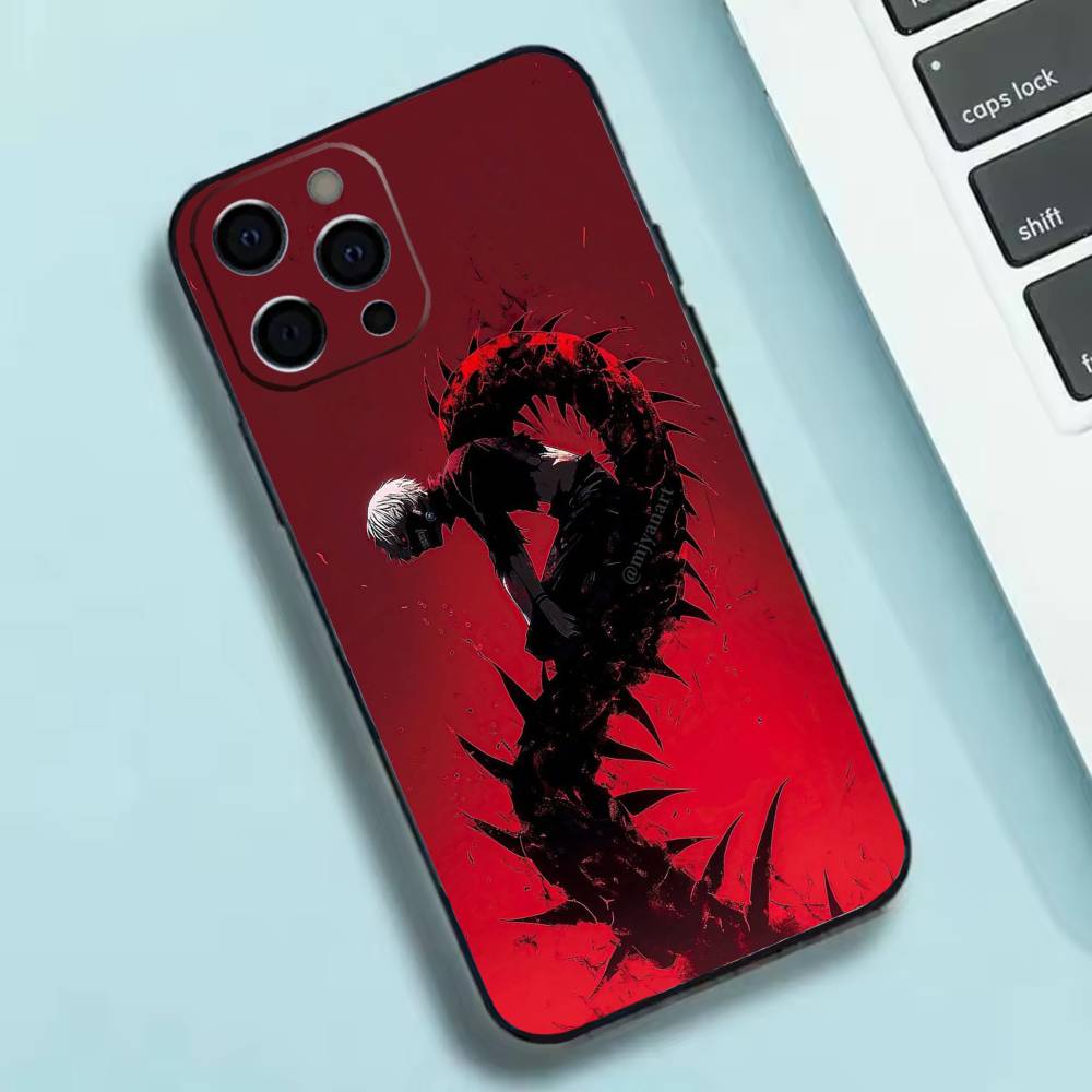 Anime T-Tokyo Ghoul wallpaper  Phone Case Silicone Soft For IPhone 17 16 15 14 13 12 11 X XR Plus Pro Max Plus