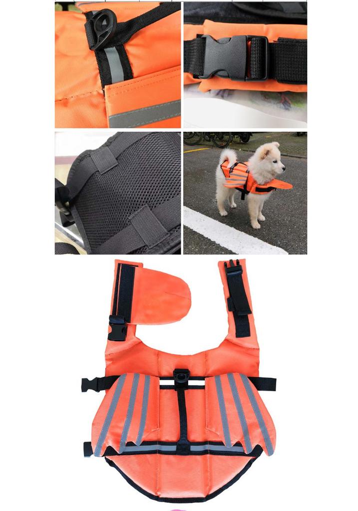 Reflective Safety Dog Life Jacket for All Sizes