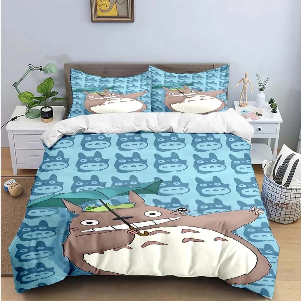Chinese Chinchillas Cat Fashion Anime 3D Print Bedding Set Duvet Cover Comforter Bed Youth Kids Girl Boys Gift Home Textile
