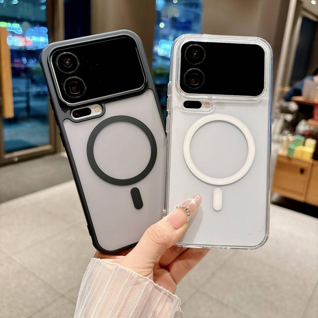 Armor Matte Translunt For Magsafe Phone Case For Xiaomi 17Pro MAX Magnetic Wireless Charge Cover For Xiaomi 17 Case