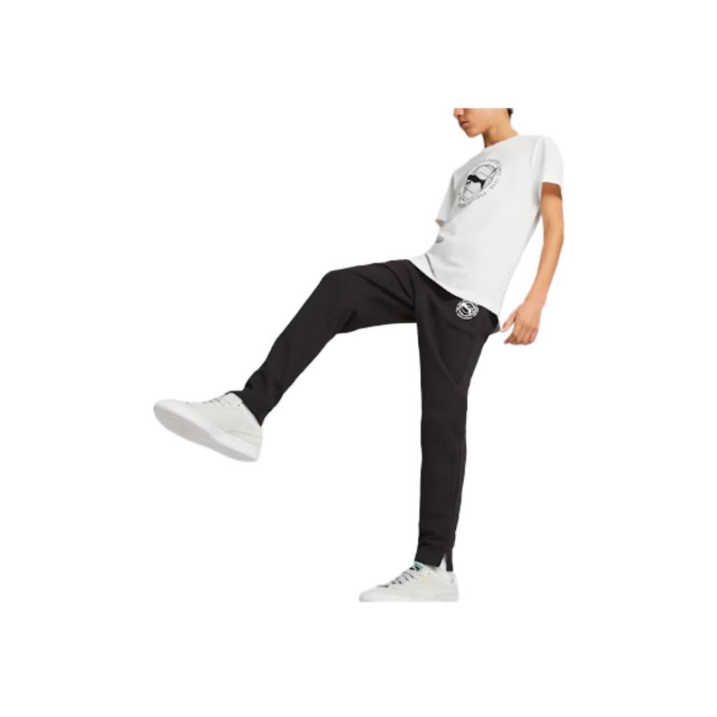 Puma Active Sports Sweatpants Kids Bottoms Black 673208-01