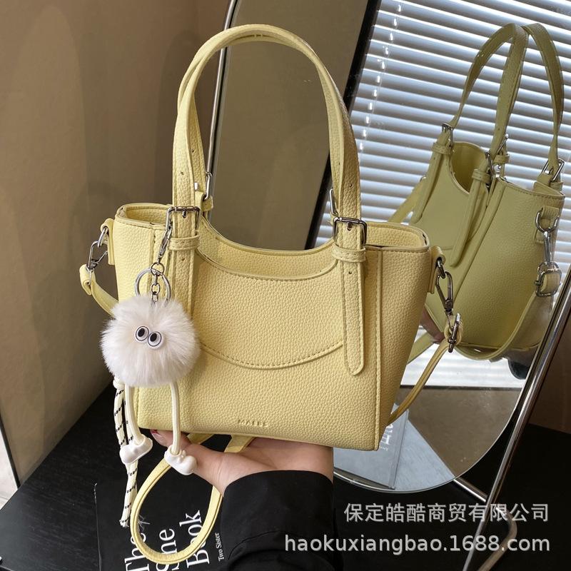 Large-capacity Bag Women's Summer Versatile 2025 New Casual Messenger Korean Version Portable Commuter Tote Bag