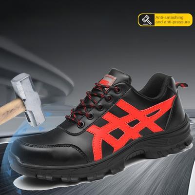 Scarpe da lavoro per uomo, scarpe antinfortunistiche da cantiere resistenti all'usura, scarpe da lavoro antiperforazione Smash per uomo