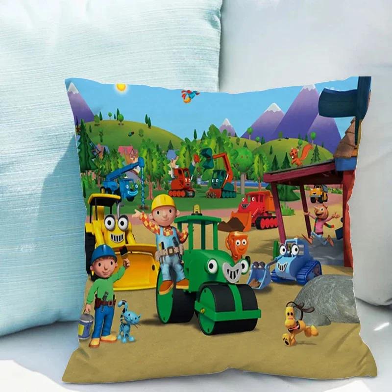 B-Bob der Baumeister Dekorative Kissenhülle x Zierkissen Kissenbezüge Herbstdekoration Raumdekor Kissenbezüge