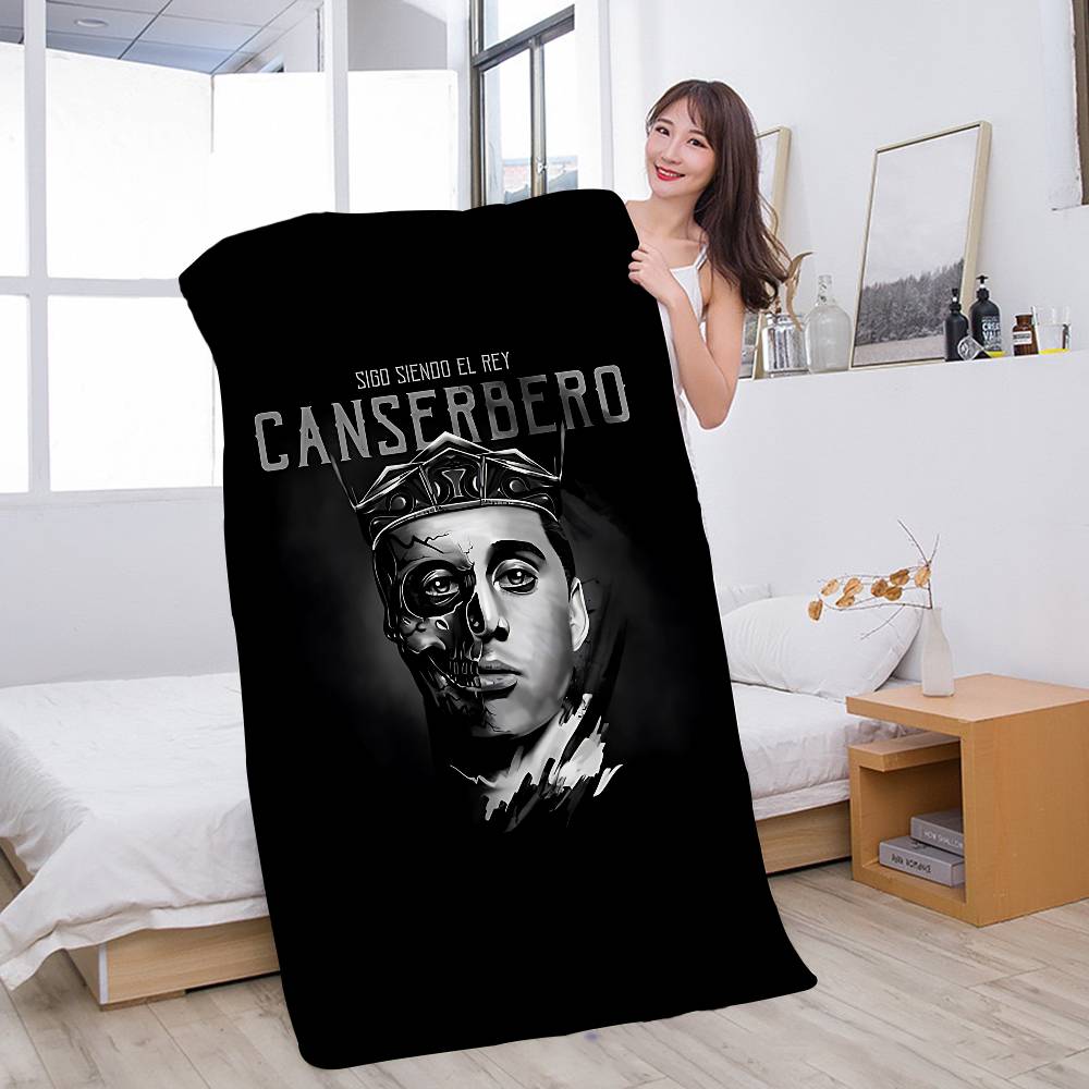 Canserbero Pop Music Singer Star Beach Towel Colorful Bath Towels for Girl Microfiber Quick Dry Sand Free Beach Yoga Spa
