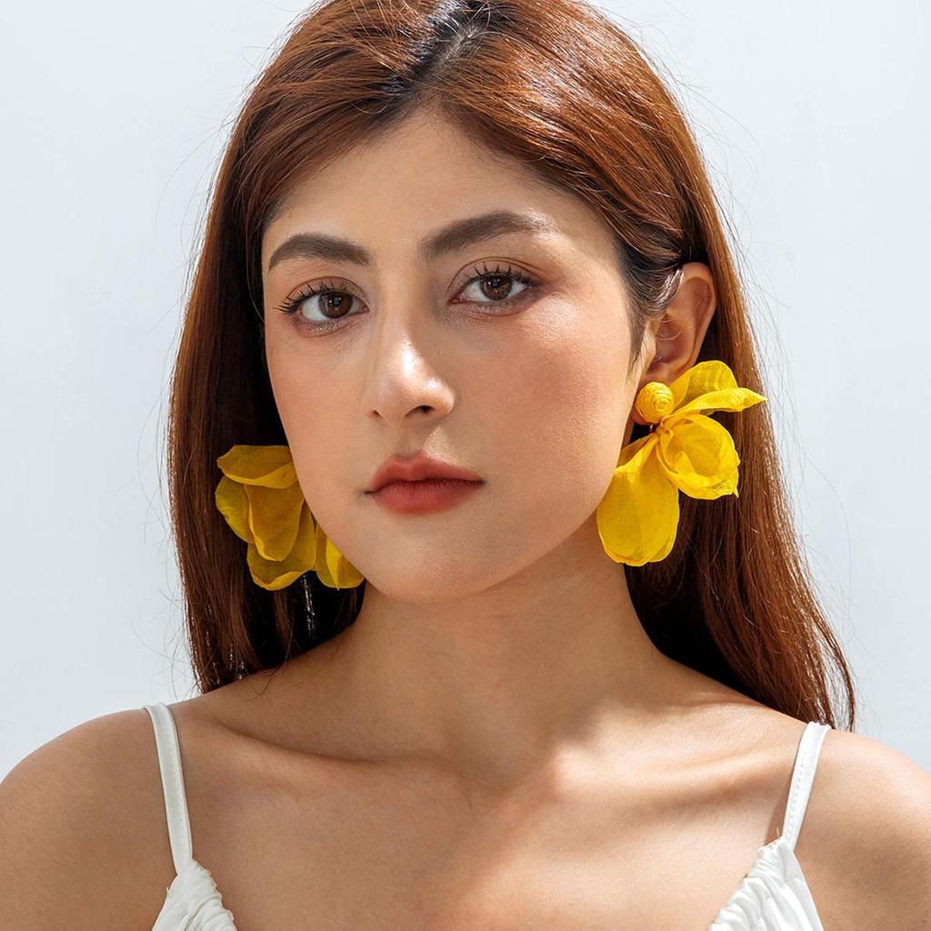Cross Border Fashion Summer Atmosphere Beauty Pendant Earrings for Ladies, Lively and Cute Dopamine Style Earrings, Seaside Vacation Earrings