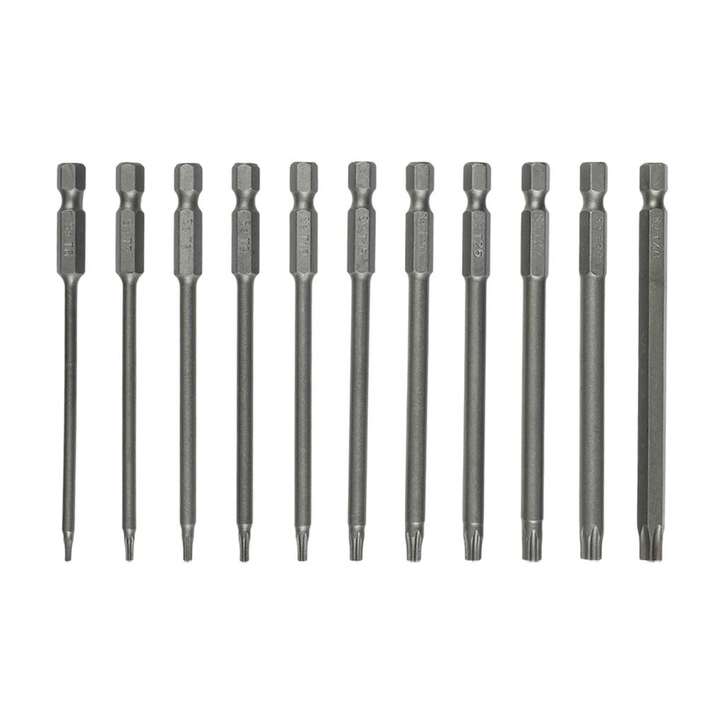 Repair 11pcs Screwdriver Head T6-T40 Replace Screws Set